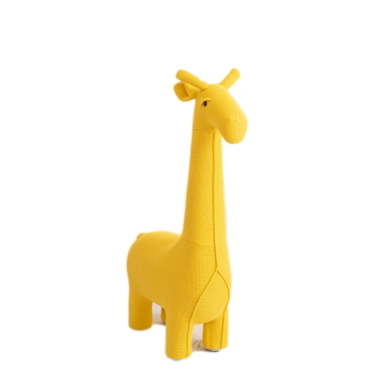 Pūkuotas žaislas Crochetts AMIGURUMIS MAXI Geltona Žirafa 90 x 128 x 33 cm