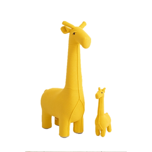 Pūkuotas žaislas Crochetts AMIGURUMIS PACK Geltona Žirafa 53 x 16 x 55 cm 90 x 33 x 128 cm 2 Dalys