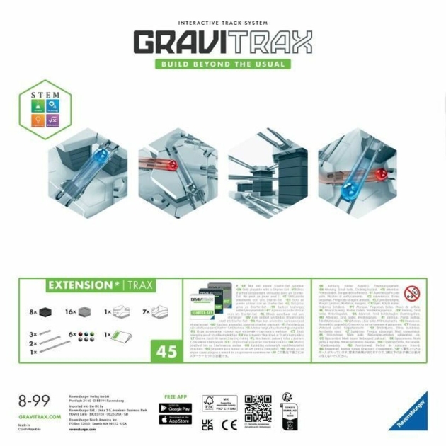 Stalo žaidimas Ravensburger GraviTrax Set d’Extension Trax / Rails – 224142