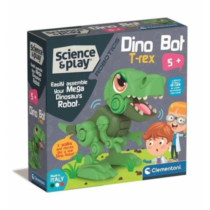 Statybos rinkinys Clementoni Dino Bot T-Rex 20 x 20 x 6 cm