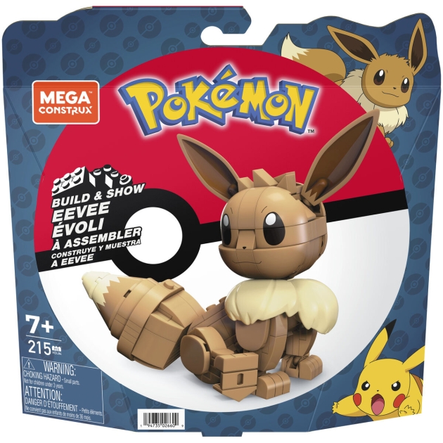 Sujungiama dalis Mega Construx Eevee Medium + 7 metų 215 Dalys