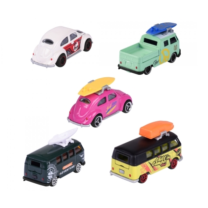 Transporto priemonių žaidimo rinkinys Majorette Volkswagen Originals (5 Dalys)