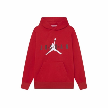 Uniseksinis džemperis su gobtuvu Nike Jordan Jumpman Little Raudona