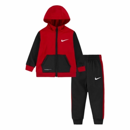 Vaikiškas sportinis kostiumas Nike Therma Fit Juoda Raudona