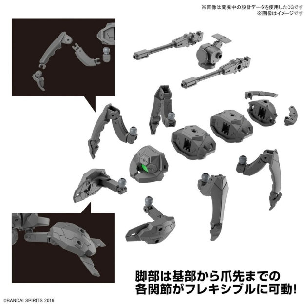 Veiklos rodikliai Bandai 1/144 EA VEHICLE