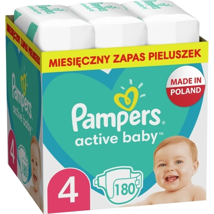 Vienkartinės sauskelnės Pampers Active Baby 4