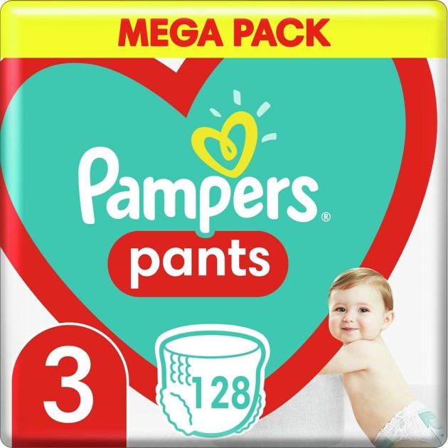 Vienkartinės sauskelnės Pampers Pants 3