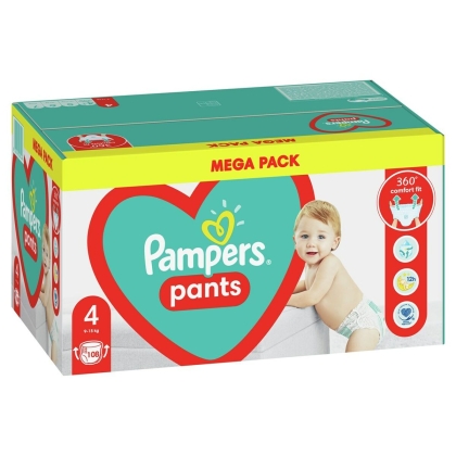 Vienkartinės sauskelnės Pampers Pants 4 (108 vnt.)