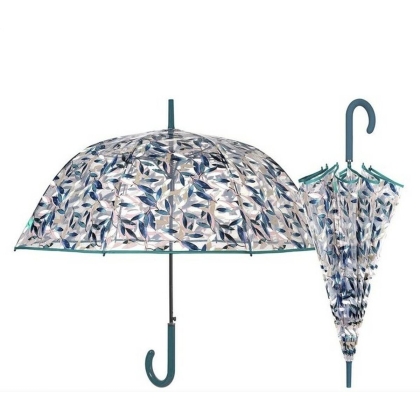 Automatinis skėtis Perletti Skaidrus Mikro audinys Ø 89 cm Augalo lapas