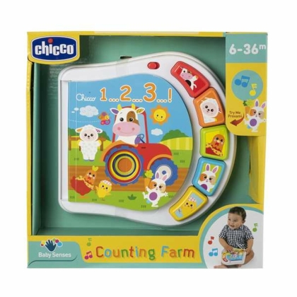 Interaktyvus žaislas vaikui Chicco Counting Farm 19 x 4 x 19 cm