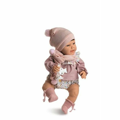 Kūdikio lėlė Berjuan Baby Sweet 1222-22 Rožinė Apgamas