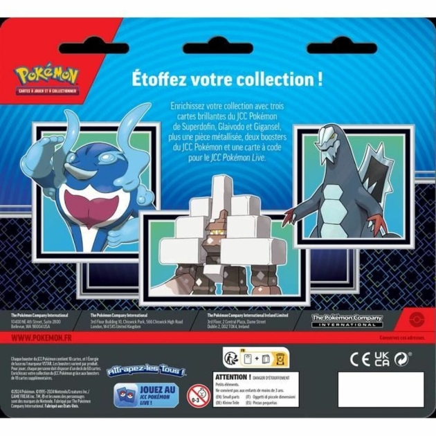 Lipdukų pakuotė Pokémon (FR)