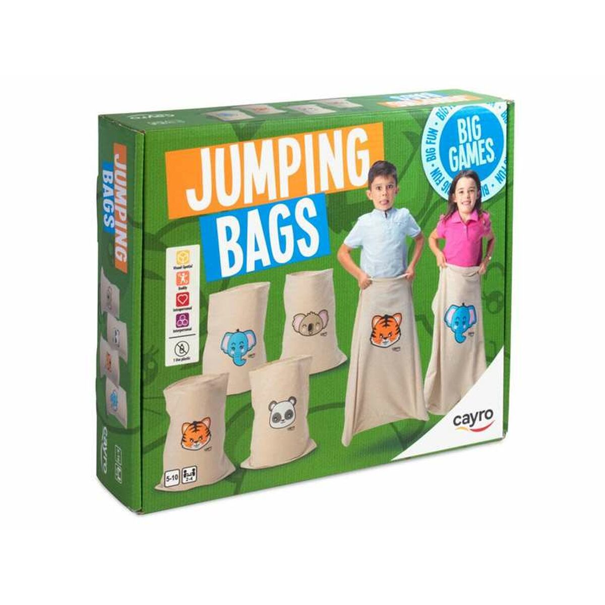 Maišas Cayro Jumping bags 70 x 55 cm 4 Dalys Maišas Cayro Jumping bags 70 x 55 cm 4 Dalys