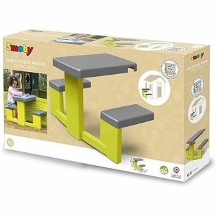 Pikniko stalas Smoby 81 x 54 x 49 cm Vaikų žaidimų namelis Žalia