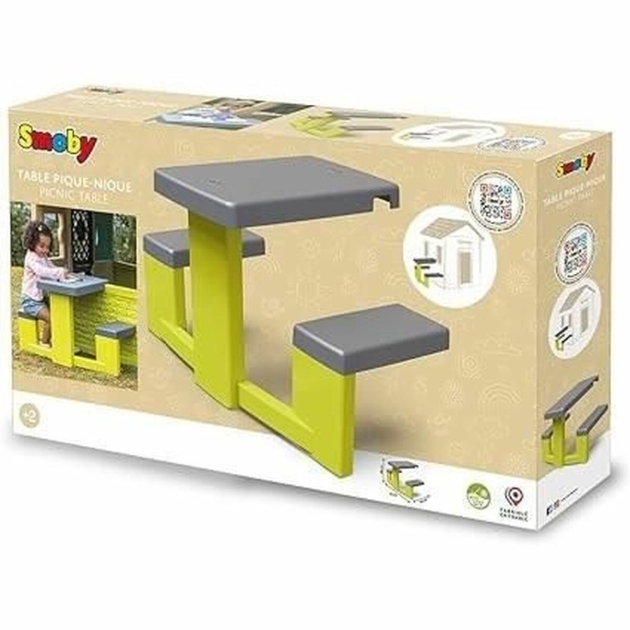 Pikniko stalas Smoby 81 x 54 x 49 cm Vaikų žaidimų namelis Žalia