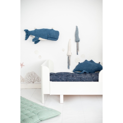 Pūkuotas žaislas Crochetts OCÉANO Mėlyna Aštuonkojis Banginis Manta spindulys 29 x 84 x 29 cm 4 Dalys