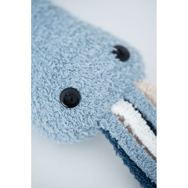 Pūkuotas žaislas Crochetts OCÉANO Mėlyna Balta Manta spindulys 3 Dalys