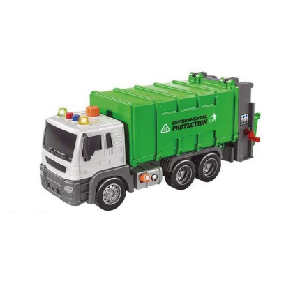 Šiukšlių sunkvežimis 12 x 10 x 27 cm Žalia