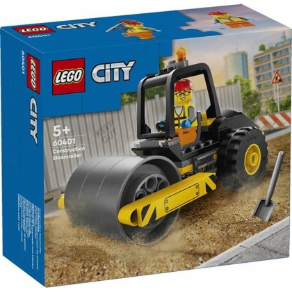 Statybos rinkinys Lego 60401 - Construction Steamroller 78 Dalys