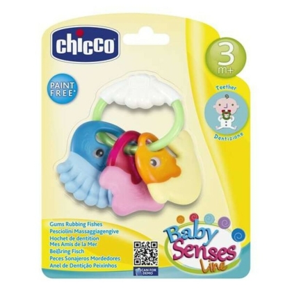 Vaikų dantukų prapjovėjas Rattle Chicco PVC 11,5 x 11 x 2,5 cm (11,5 x 11 x 2,5 cm)