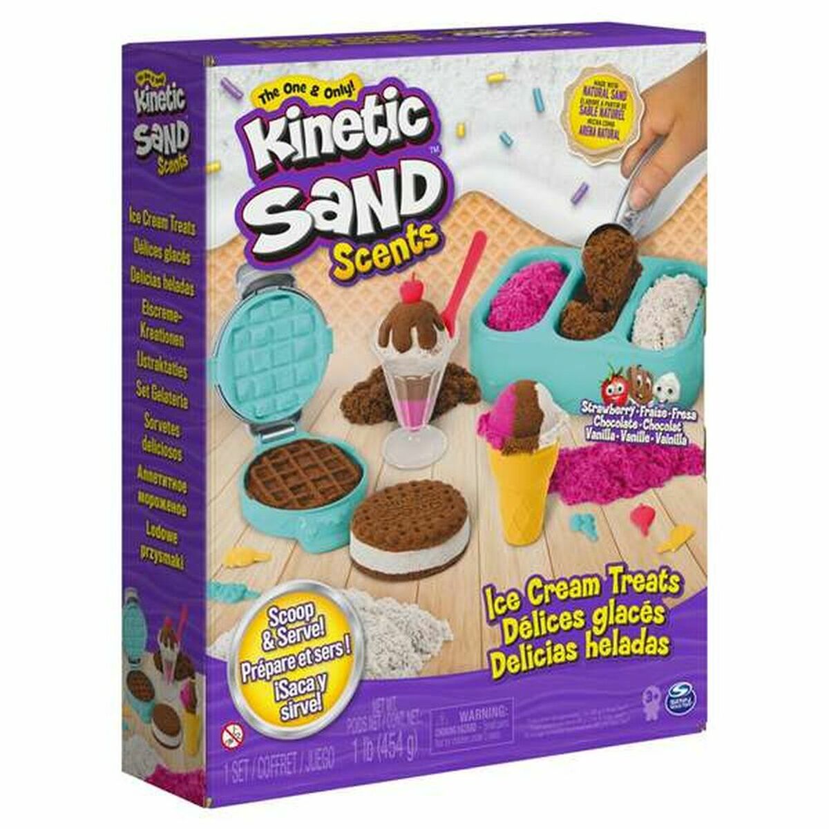 Magiškas smėlis Spin Master Kinetic Sand Kartonas Plastmasinis Magiškas smėlis Spin Master Kinetic Sand Kartonas Plastmasinis