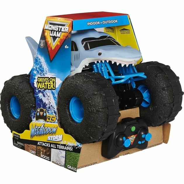 Nuotoliniu būdu valdomas automobilis Monster Jam Monster Jam Megalodon Storm