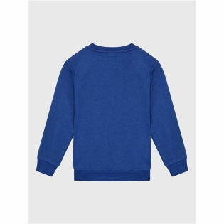 Uniseksinis džemperis su gobtuvu Champion Crewneck Mėlyna Balta