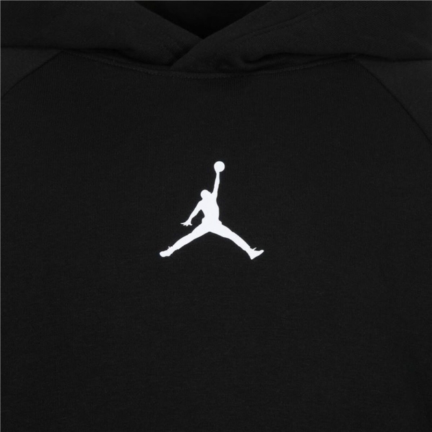 Uniseksinis džemperis su gobtuvu Jordan Dri fit Sport Crossover Balta Juoda