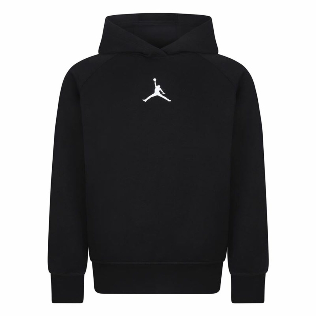 Uniseksinis džemperis su gobtuvu Jordan Dri-fit Sport Crossover Balta Juoda