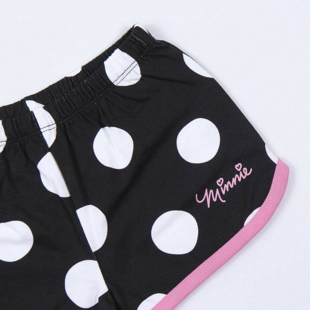 Vasarišką pižamą Minnie Mouse Juoda Rožinė