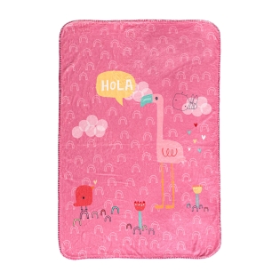 Antklodė HappyFriday Moshi Moshi Hola Spalvotas Mikro audinys 110 x 140 cm