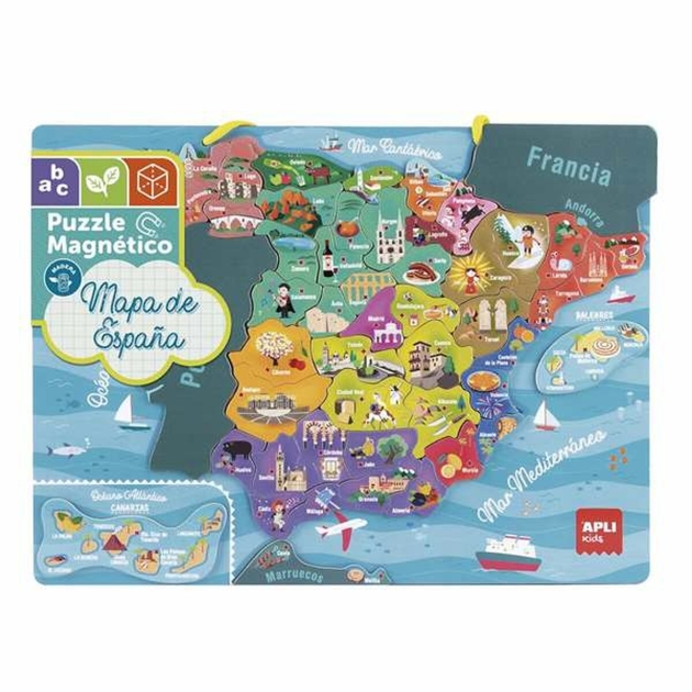 Dėlionė Apli 18893 Ispanija Magnetinis 50 Dalys