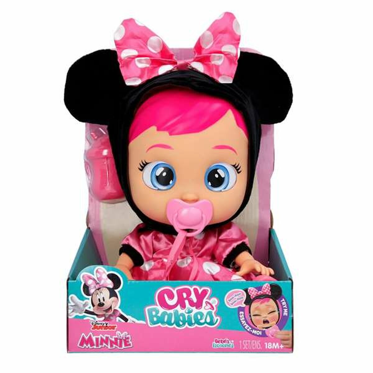 Kūdikių lėlė IMC Toys Minnie 30 cm Kūdikių lėlė IMC Toys Minnie 30 cm