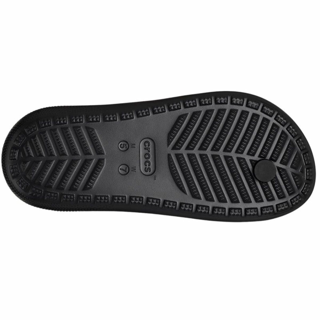 Paplūdimio šlepetės Vaikams Crocs Flip v2 Juoda
