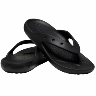 Paplūdimio šlepetės Vaikams Crocs Flip v2 Juoda