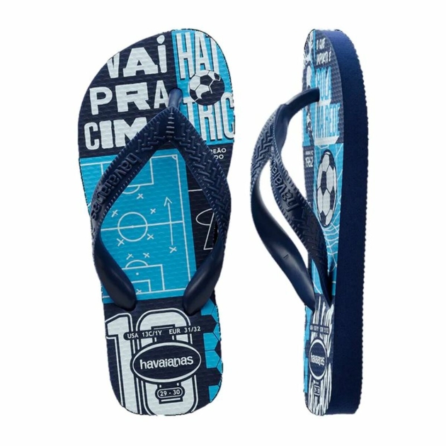 Paplūdimio šlepetės Vaikams Havaianas Athletic Mėlyna