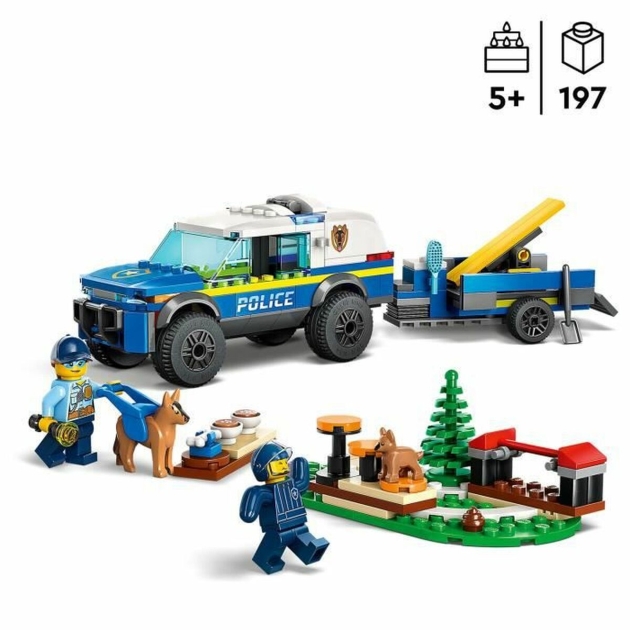 Playset Lego 60369 16 x 7 x 14 cm + 5 metų Policija 197 Dalys