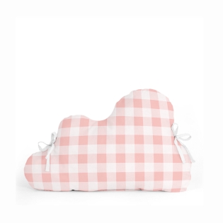 Vaikiškos lovelės apsauga HappyFriday Basic Kids Vichy Rožinė 60 x 40 cm