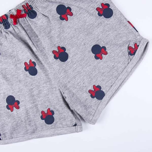 Vasarišką pižamą Minnie Mouse Pilka Tamsiai mėlyna