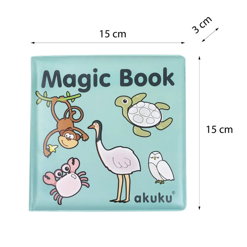 Akuku edukacinė minkšta knygelė 10 psl., MAGIC BOOK, A0657 Akuku edukacinė minkšta knygelė 10 psl., MAGIC BOOK, A0657