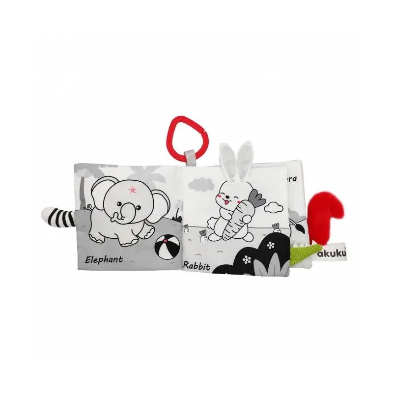 Akuku edukacinė minkšta knygelė Gyvūnų karalystė, A0481 Akuku edukacinė minkšta knygelė Gyvūnų karalystė, A0481