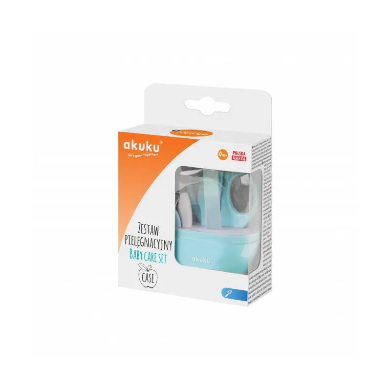 Akuku kūdikių priežiūros rinkinys obuolio dėžutėje, A0043 Akuku kūdikių priežiūros rinkinys obuolio dėžutėje, A0043