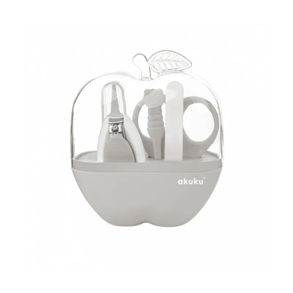 Akuku kūdikių priežiūros rinkinys obuolio dėžutėje, A0473-GREY