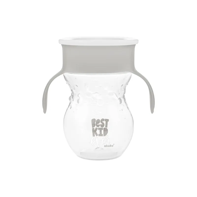 Akuku neišsiliejanti gertuvė 360°, 270 ml su dviem rankenėlėmis, A0010 Akuku neišsiliejanti gertuvė 360°, 270 ml su dviem rankenėlėmis, A0010