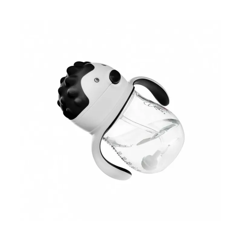 Akuku neišsiliejantis mokomasis puodelis 250 ml su svareliu ir dviem rankenėlėmis, A0034 Akuku neišsiliejantis mokomasis puodelis 250 ml su svareliu ir dviem rankenėlėmis, A0034