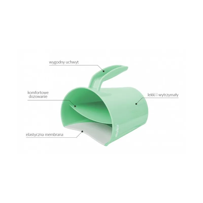 Akuku puodelis galvai skalauti, A0376 GREY Akuku puodelis galvai skalauti, A0376 GREY