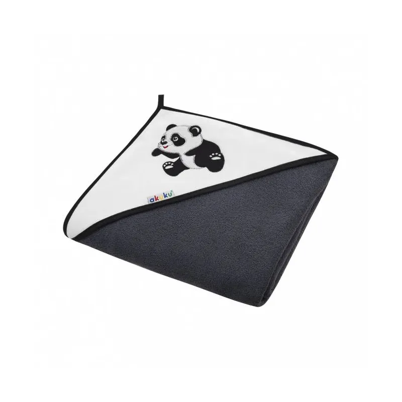 Akuku rankšluostis su gobtuvu 100x100cm., A1251-PANDA Akuku rankšluostis su gobtuvu 100x100cm., A1251-PANDA