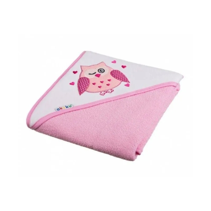 Akuku rankšluostis su gobtuvu 80x80cm PELĖDA, A1233