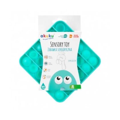 Akuku sensorinis žaislas paspaudžiami burbuliukai, mint, A0479