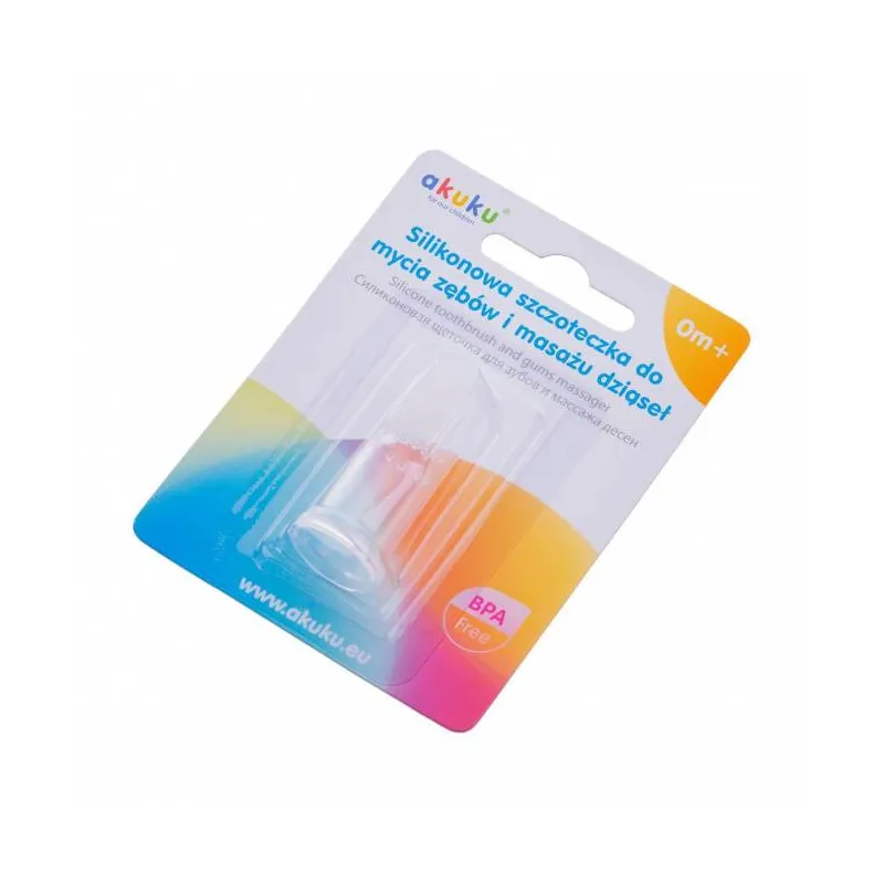 Akuku silikoninis dantų šepetėlis su dėžute, A0263 Akuku silikoninis dantų šepetėlis su dėžute, A0263